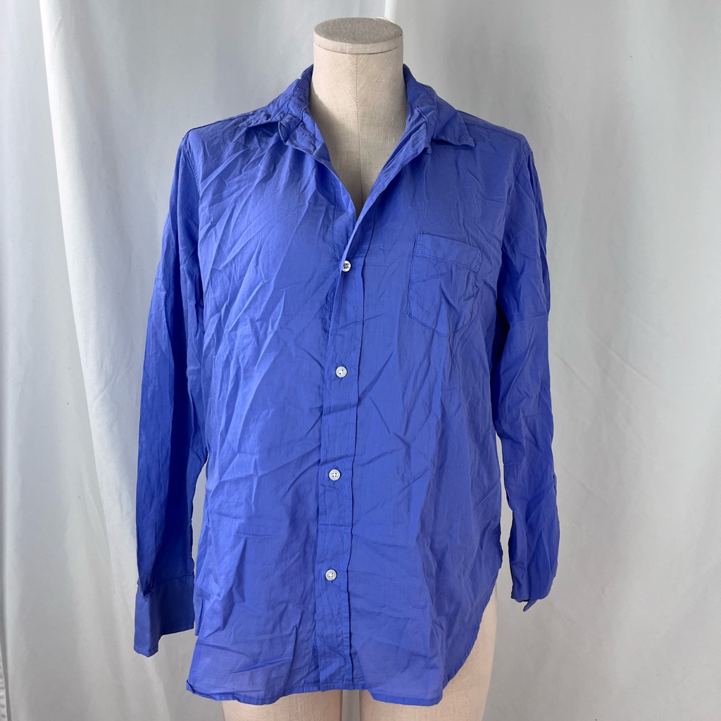 Frank & Eileen ‘Eileen’ Deep Blue Button Down